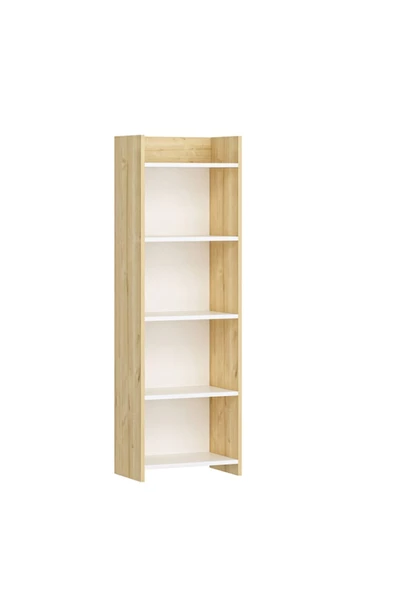 Cantek Dizayn Amy Kitaplık (45 Cm ) Safirmeşe-Beyaz - 4
