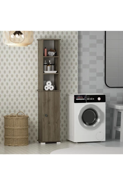 Cantek Dizayn Niles Banyo Dolabı Ceviz-Ceviz
