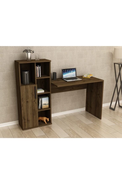 Cantek Dizayn Tuana Çalışma Masası Ceviz-Ceviz - 3