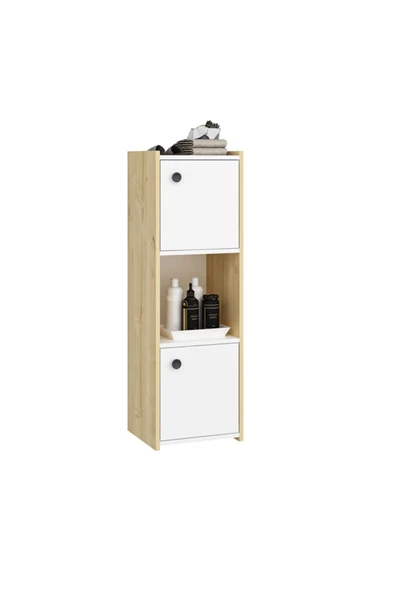 Cantek Dizayn Teo Banyo Dolabı Safirmeşe-Beyaz - 3
