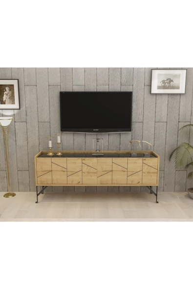 Demonte Decor Lua Tv Ünitesi Safirmeşe - Royalmermer