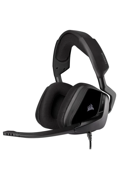 Corsair Void Elite Surround 7.1 CA-9011205-EU Kablolu Mikrofonlu Kulak Üstü Oyuncu Kulaklığı Siyah