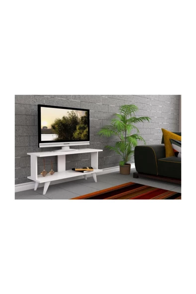 Cantek Beyaz  Light Tv Ünitesi