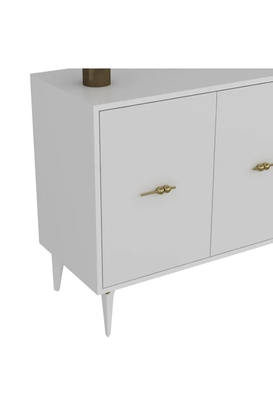 Cantek Dizayn Sintaa 180 Cm Konsol (Kx180) Beyaz-Beyaz - 7