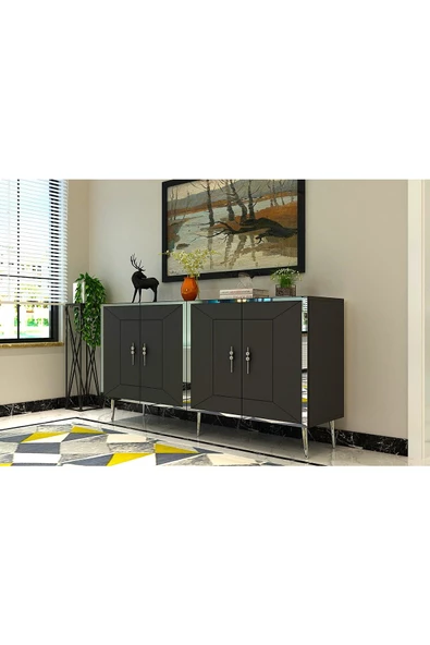 Cantek Dizayn Arnoct (Kb150) Konsol Antrasit-Gümüş - 2
