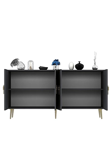 Cantek Dizayn Hookct (Kb150) Konsol Antrasit-Altın - 6