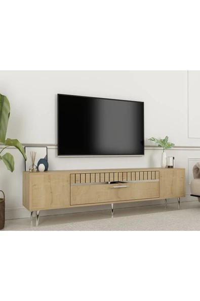Cantek Dekolp1Ct Tv Sehpası Safirmeşe-Gümüş - 2