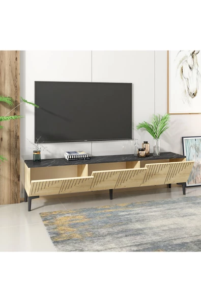 Cantek Dizayn Artemisct  180 Cm Tv Ünitesi  Takımı Safirmeşe-Royalmermer - 3
