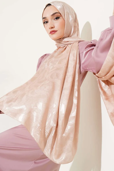 Sarmal Desen Jakar Melisa Şal Camel -10 ürün görseli 1