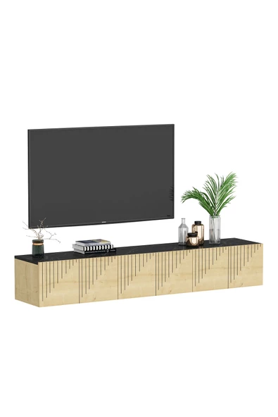 Cantek Dizayn Artemisct  180 Cm Tv Ünitesi  Takımı Safirmeşe-Royalmermer - 5