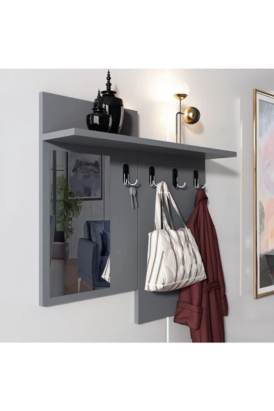 Cantek Dizayn Masal Portmanto-Ayakkabılık Antrasit-Gümüş - 3