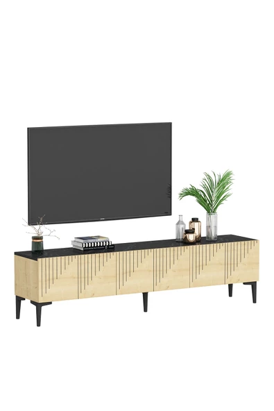 Cantek Dizayn Artemisct  180 Cm Tv Ünitesi  Takımı Safirmeşe-Royalmermer - 2