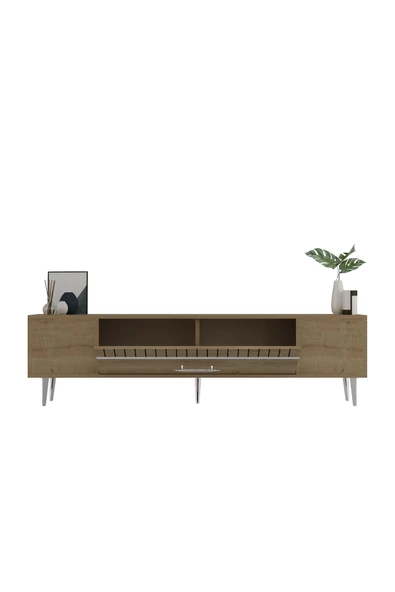 Cantek Dekolp1Ct Tv Sehpası Safirmeşe-Gümüş - 6