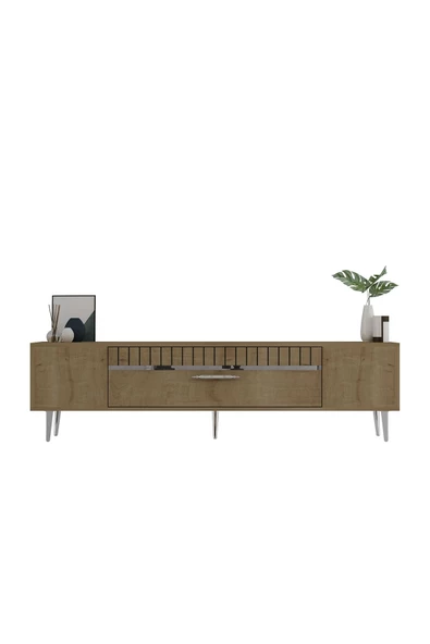 Cantek Dekolp1Ct Tv Sehpası Safirmeşe-Gümüş - 3