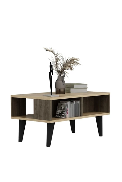 Cantek Dizayn Akbect Orta Sehpa Safirmeşe-Ceviz - 3