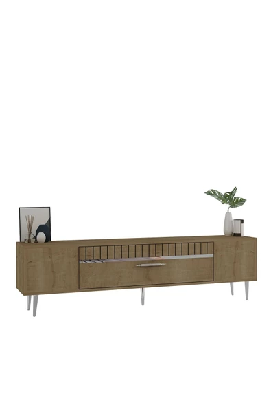 Cantek Dekolp1Ct Tv Sehpası Safirmeşe-Gümüş - 4