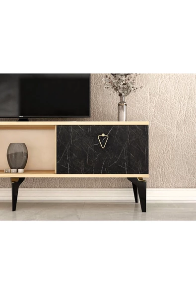 Cantek Dizayn Sienna Tv Ünitesi Takımı Safirmeşe-Royalmermer - 3
