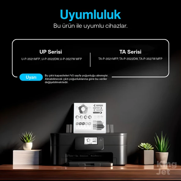 Utax P-3521 MFP Muadil Toneri 2'li Avantaj Paket / P3521 / P3522 / P3527 - 3