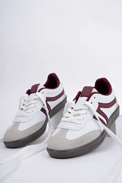 Muggo GARCİA Garantili Unisex Ortopedik Günlük Bağcıklı Yürüyüş Koşu Sneaker Spor Ayakkabı - 7