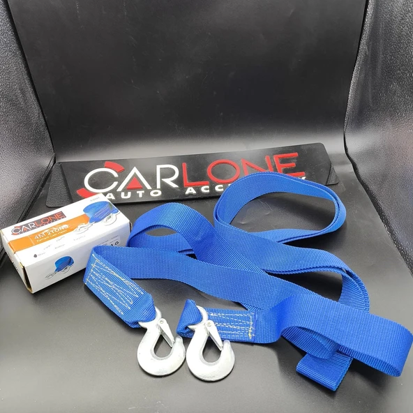 İlkyardım Çeki Halatı Halatı 4 mt - 2 Ton Çekme Gücü - Resim 2