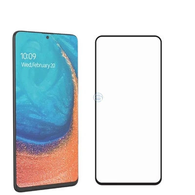 Samsung Galaxy S10 Lite Ekran Koruyucu Kavislerin Tamamını Kapatır Pet Jelatin