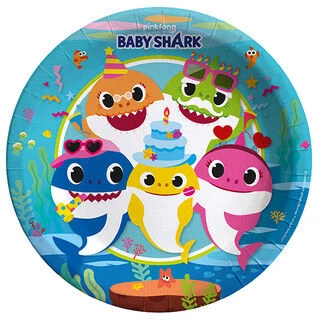 BABY SHARK TABAK 23 cm 24'lu paket