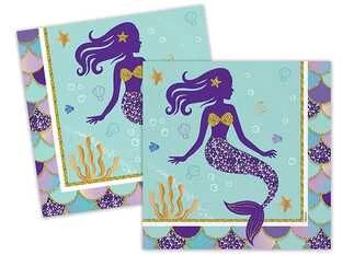 DENİZ KIZI PIRILTILI 33X33CM 48li paket