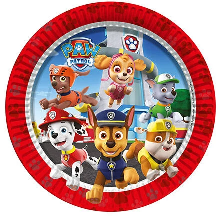 PAW PATROL REFRESH TABAK 23 cm 24'lu paket