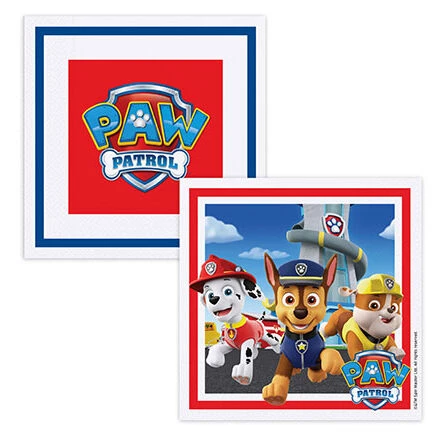 PAW PATROL REFRESH PEÇETE 33*33 cm 48 lı paket