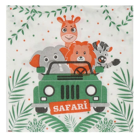 SAFARİ PASTEL RENK 40lı paket 33*33 cm