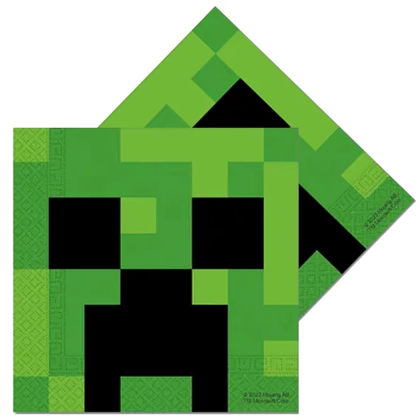 Minecraft Peçete 33x33 40lı paket
