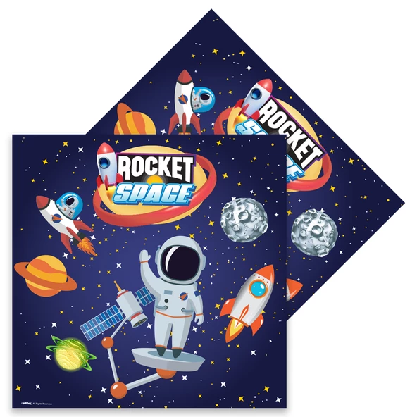 Rocket Space Peçete 33x33 48iı paket