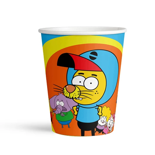 Kral Şakir Action Karton Bardak 8oz 24 lu paket