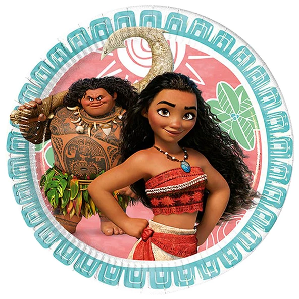 Moana Karton Tabak 24lu paket 23 cm