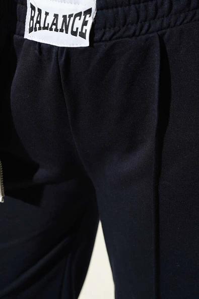 Balance Armalı Bel Lastikli Pantolon Lacivert - 4