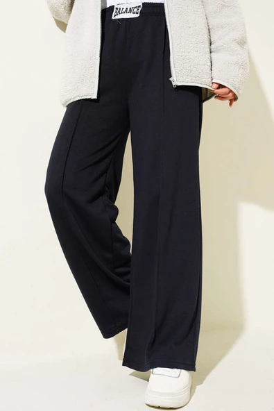 Balance Armalı Bel Lastikli Pantolon Lacivert