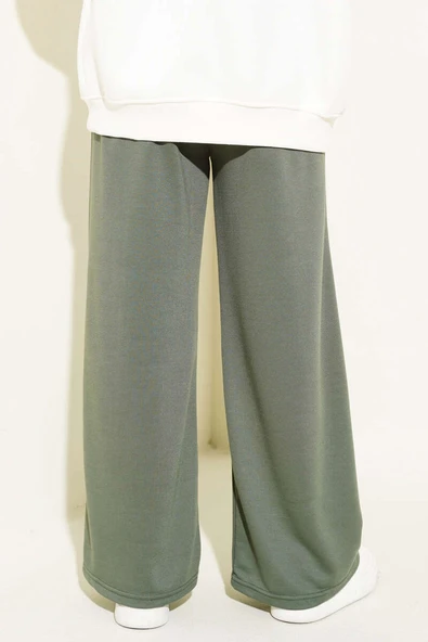 Balance Armalı Bel Lastikli Pantolon Haki - Resim 3