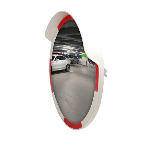 Otopark Aynası 60 cm Trafik Ayna Direği Trafik Güvenlik Aynası Seti 2.5m Ayna Direği - 2