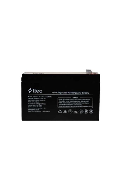 Ttec 12v 7ah- Bakımsız Kuru Akü 04/2024 Üretim 12 Volt 7 Amper Akü - 8