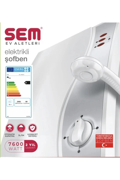 Sem Majesty Elektrikli Şofben