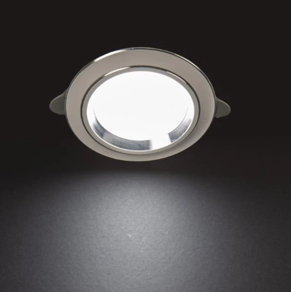 5w 6500k Beyaz Işık White+silver Kasa Sıva Altı Spot Yl38 0511 2 Adet - 2