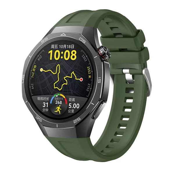 Huawei Watch GT 5 Pro 46mm Kordon Spor Silikon Kordon 1e1 Uyumlu - 11