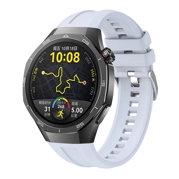 Huawei Watch GT 5 Pro 46mm Kordon Spor Silikon Kordon 1e1 Uyumlu - 9