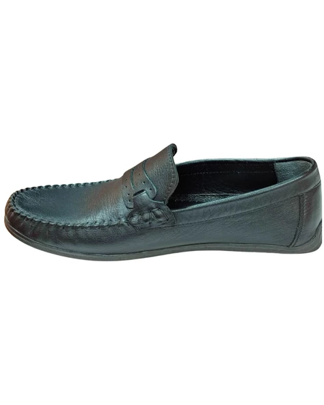 Smartmen Saraçlı Erkek Siyah Casual Ayakkabı-2 - 3