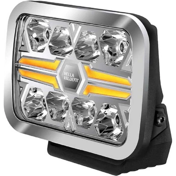 Hella Off-Road Valuefit Blade Led Uzun Far Krom 36W 9" Beyaz-Amber Isik 1FJ357199-081 - 6