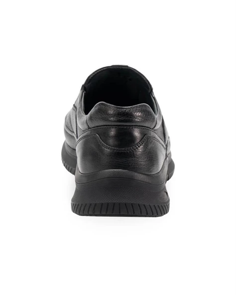 Forelli For-Halluks-G 46109 Erkek Siyah (40-45) Deri Comfort Ayakkabı - 3
