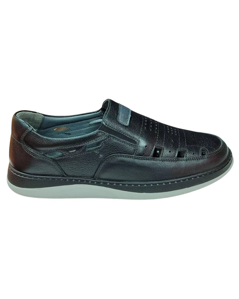 Dr.Relax 118 Erkek Siyah (40-44) Deri Comfort Ayakkabı - 2