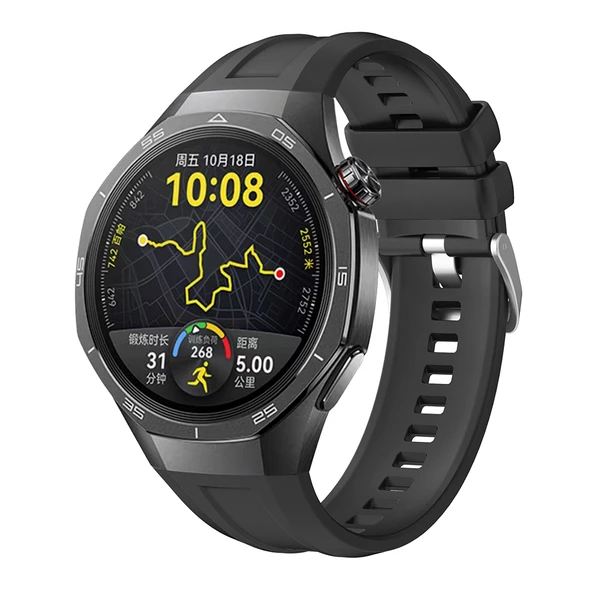Huawei Watch GT 5 Pro 46mm Kordon Spor Silikon Kordon 1e1 Uyumlu - 6