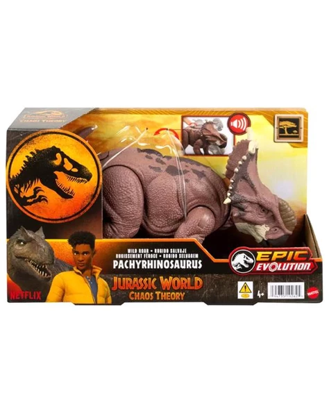 Jurassic World Wild Roar Pachyrhinosaurus Aksiyon Figürü HTK72