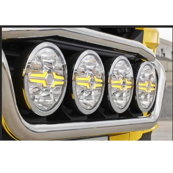 Hella Off-Road Valuefit Blade Led Uzun Far Krom 17W 9" Beyaz-Amber Isik 1FJ357199-021 - Resim 9